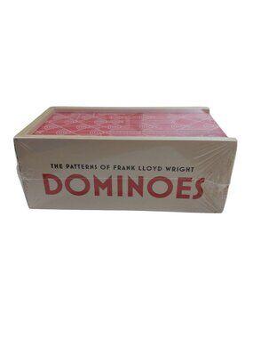 The Patterns Of Frank Lloyd Wright Dominoes Wooden Box Set New Sealed